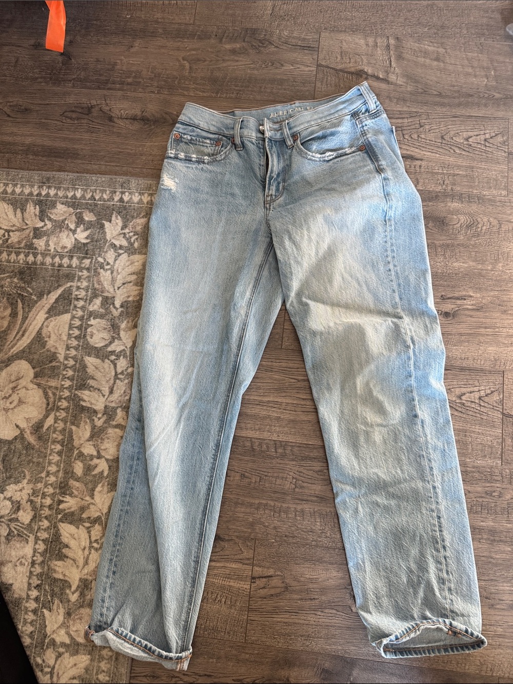 American Eagle Outfitters Light Blue Boyfriend Jeans